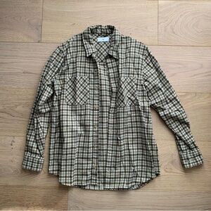 TNA by Aritzia Oversize Flannel Shirt Small